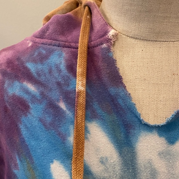 Astro World Festival Run Tie Dye Hooded Sweatshirt /Embroidered/ Size M - Picture 5 of 13